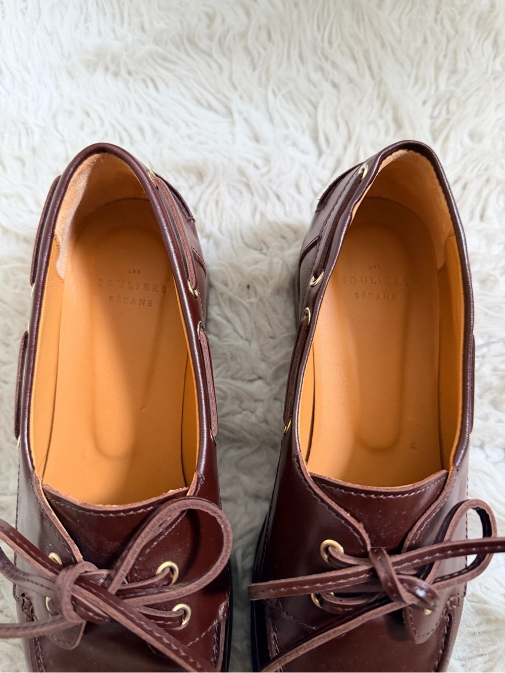 Sezane Caroline Loafers - Glossy Chocolate - Picture 3 of 10